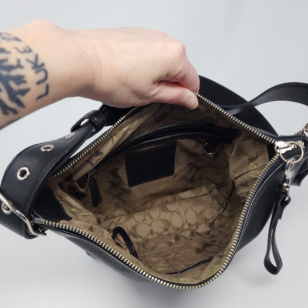 Coach 2 Way Leather Bag - Picture 14 of 14